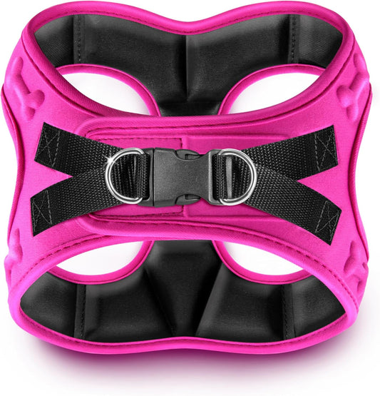 Comfort Fit Step-In Dog Harness - Comfortable Puppy Harness & Dog Vest: Adjustable, Soft Padded for Small, Medium Dogs - Easy to Put-On Dog Harness Medium Sized Dog